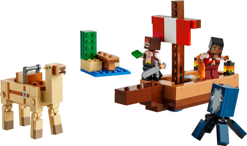 Il-viaggio-del-galeone-dei-pirati---Lego-Minecraft-21259