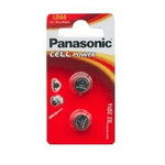 Panasonic LR-44EL Batteria monouso Alcalino (1x2 LR 44 - LR-44EL Single-use battery - Alkaline 1.5 V 2 pcs 120 mAh Metal