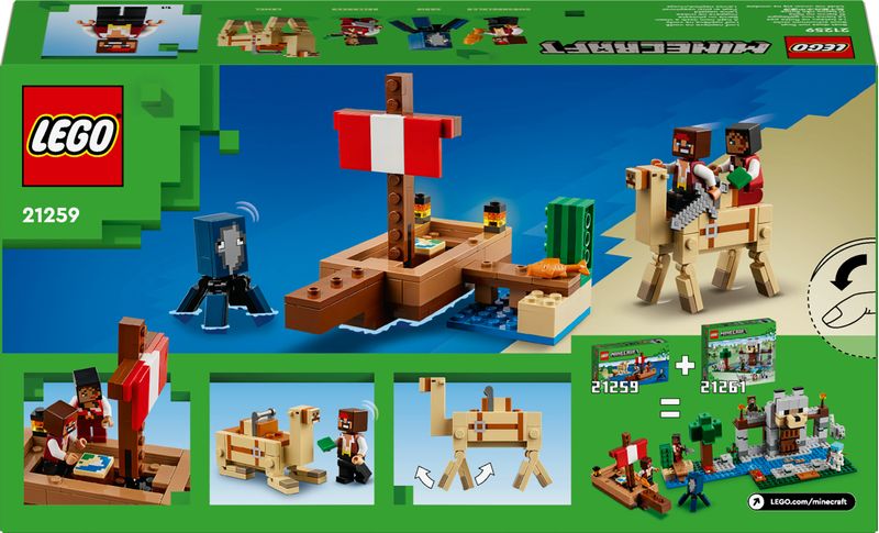 Il-viaggio-del-galeone-dei-pirati---Lego-Minecraft-21259