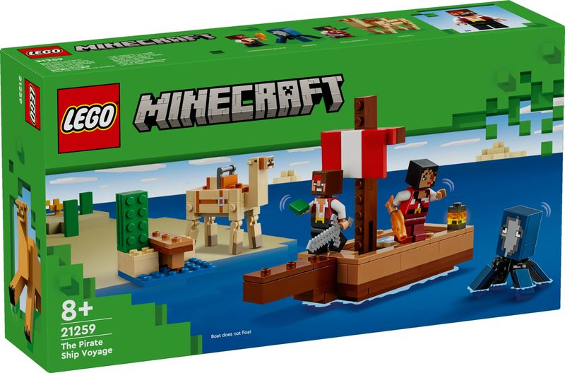 Il-viaggio-del-galeone-dei-pirati---Lego-Minecraft-21259