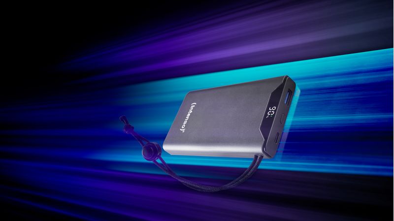 Intenso-Power-Bank--F10000-Pd-Qualcomm-Quick-Charge-3.0-Digital-Percentage-Display-Grigio