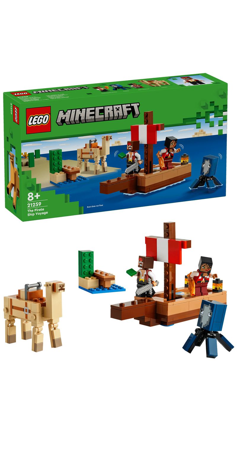 Il-viaggio-del-galeone-dei-pirati---Lego-Minecraft-21259