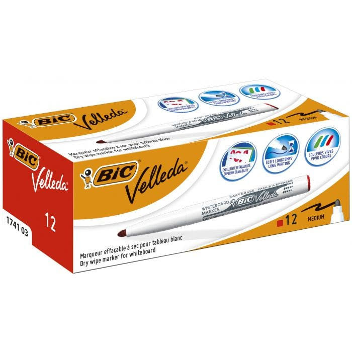 BIC-Velleda-whiteboard-marker-rosso