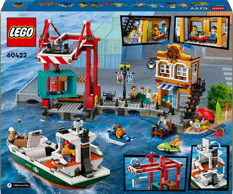 Porto-e-nave-merci---Lego-City-60422