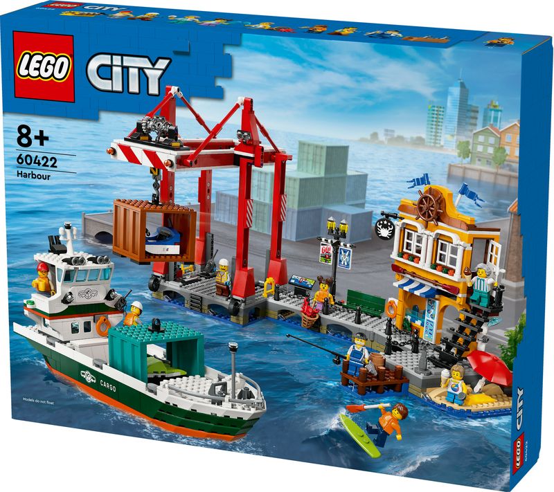 Porto-e-nave-merci---Lego-City-60422