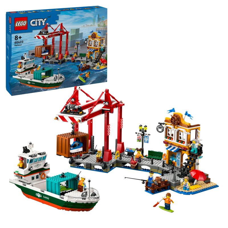 Porto-e-nave-merci---Lego-City-60422