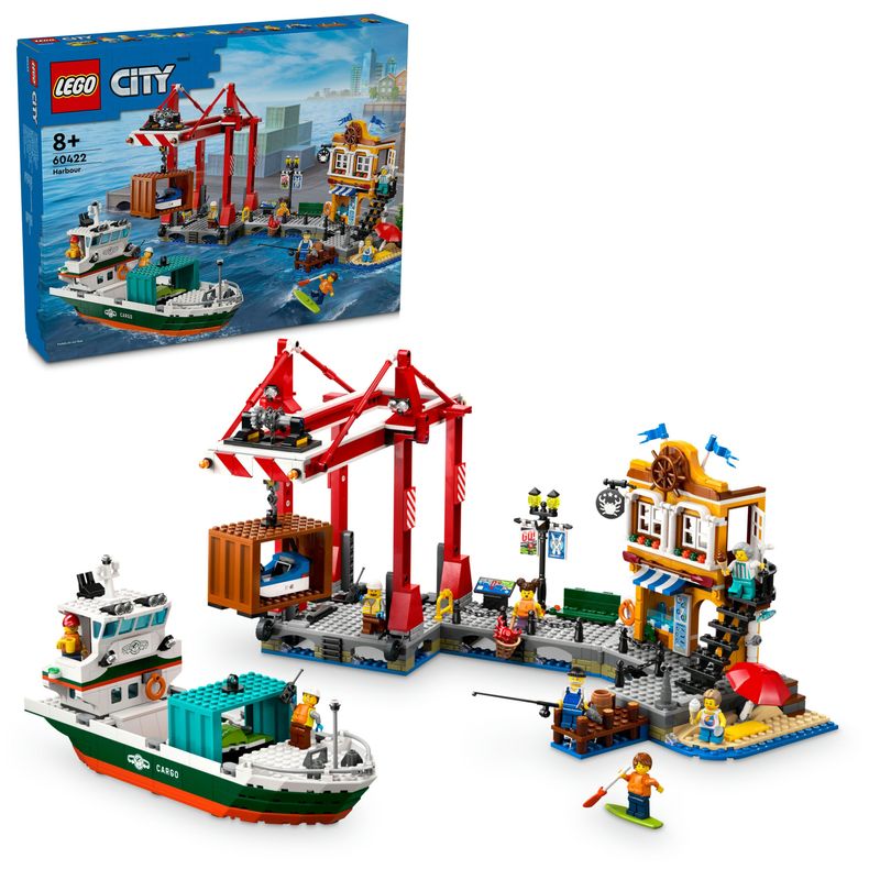 Porto-e-nave-merci---Lego-City-60422