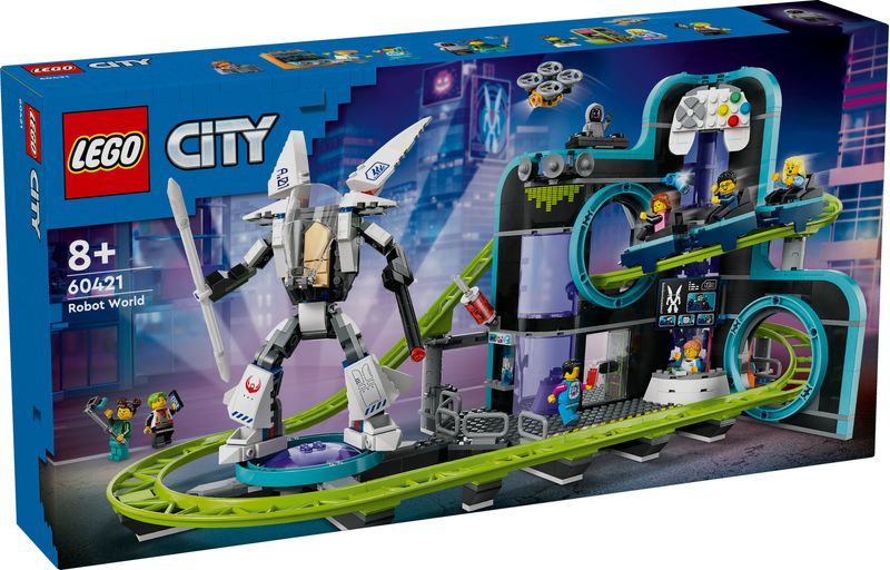 Montagne-russe-di-Robot-World---Lego-City-60421