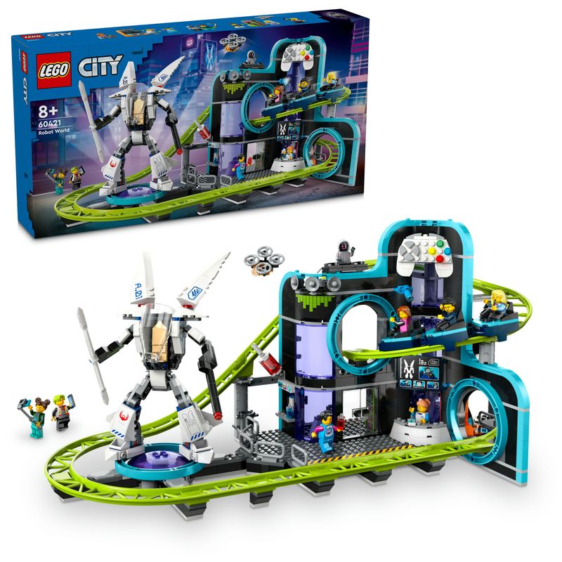 Montagne-russe-di-Robot-World---Lego-City-60421