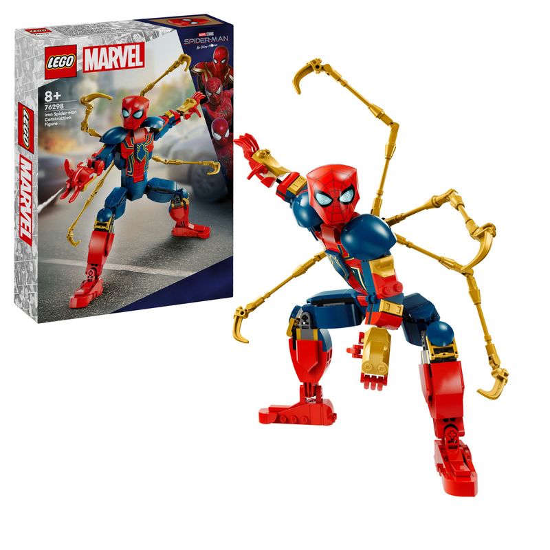 Personaggio-costruibile-di-Iron-Spider-Man---Lego-Marvel-76298