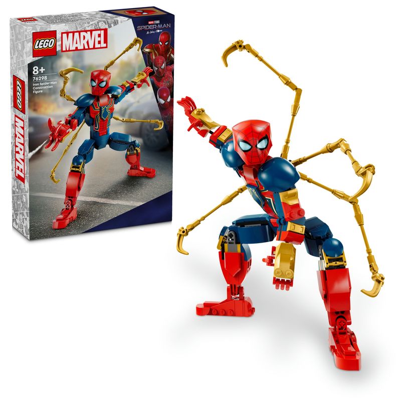 Personaggio-costruibile-di-Iron-Spider-Man---Lego-Marvel-76298