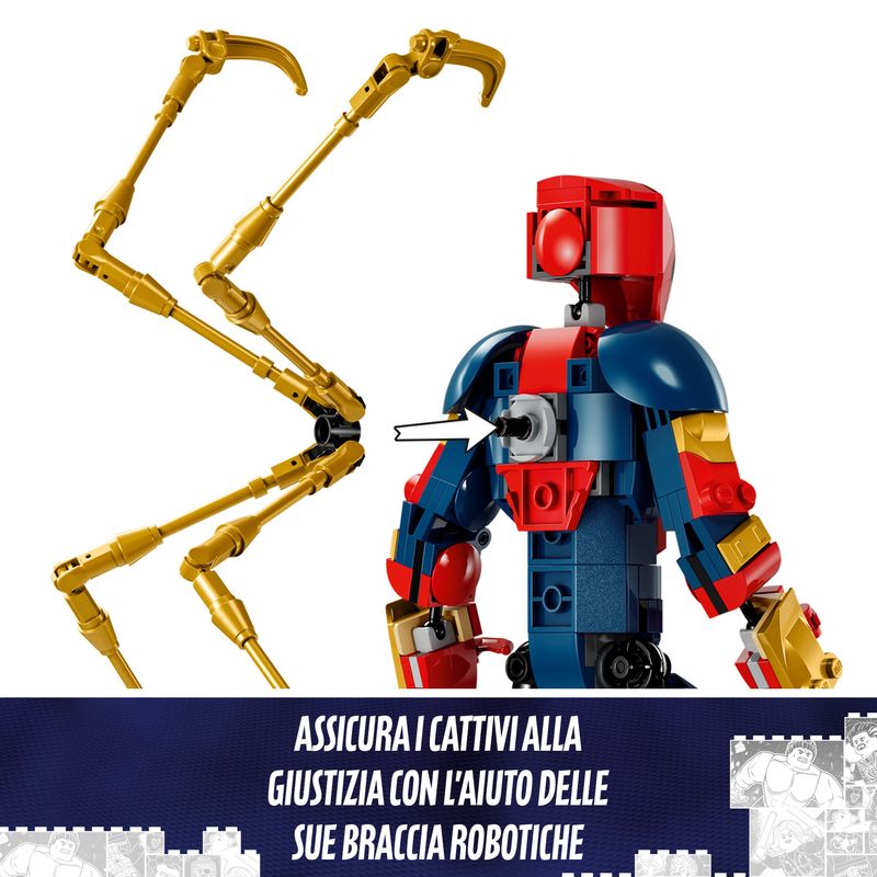 Personaggio-costruibile-di-Iron-Spider-Man---Lego-Marvel-76298