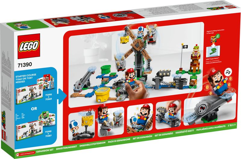 L’abbattimento-dei-Reznor---Pack-di-espansione---Lego-Super-Mario-71390