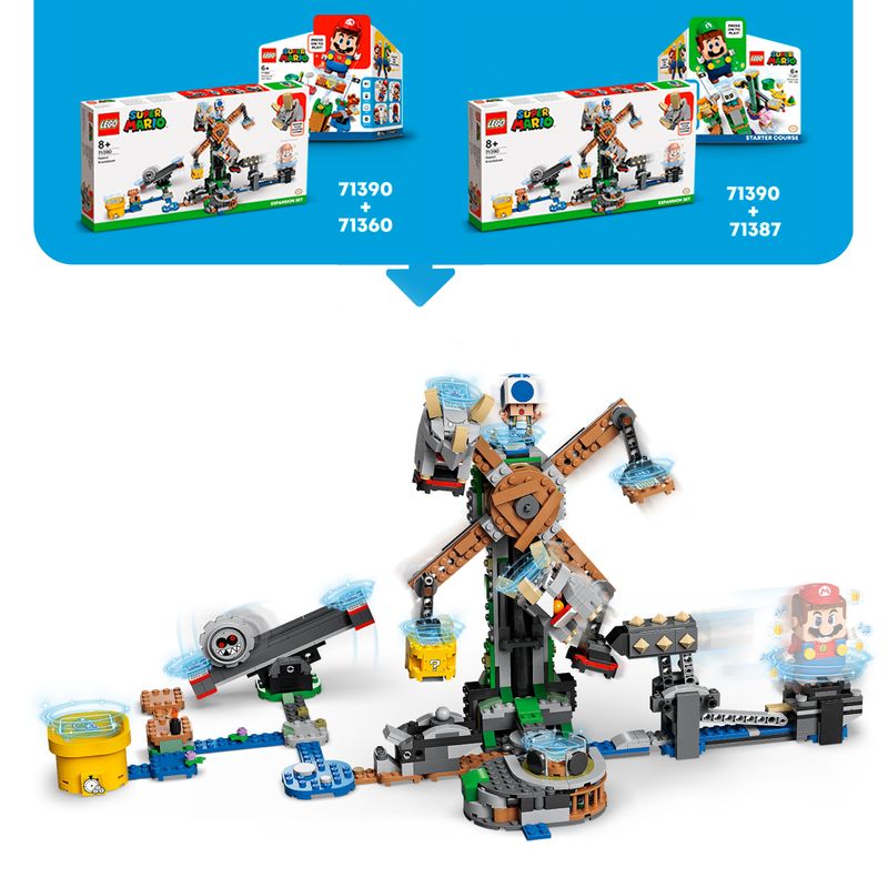 L’abbattimento-dei-Reznor---Pack-di-espansione---Lego-Super-Mario-71390