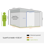 Outsunny-Ripostiglio-da-Giardino-con-Porta-Scorrevole-in-Acciaio-345x280.5x169-201cm-Nero