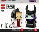 Crudelia-e-Malefica---Lego-Brick-Headz-40620