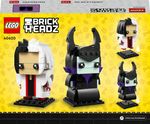 Crudelia-e-Malefica---Lego-Brick-Headz-40620