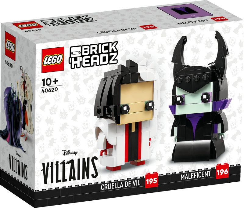 Crudelia-e-Malefica---Lego-Brick-Headz-40620