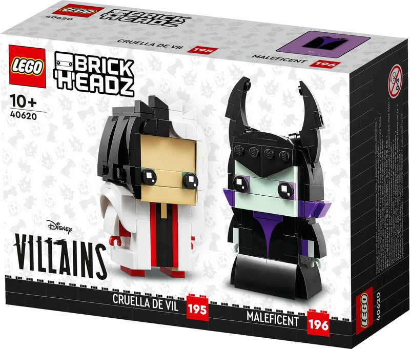 Crudelia-e-Malefica---Lego-Brick-Headz-40620