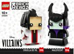 Crudelia-e-Malefica---Lego-Brick-Headz-40620