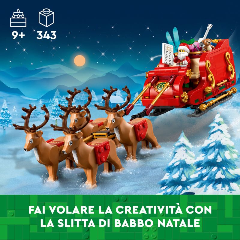 La-slitta-di-Babbo-Natale---Lego-40499