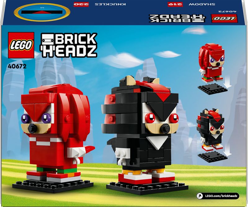 Sonic-the-Hedgehog™--Knuckles-e-Shadow---Lego-Sonic-40672