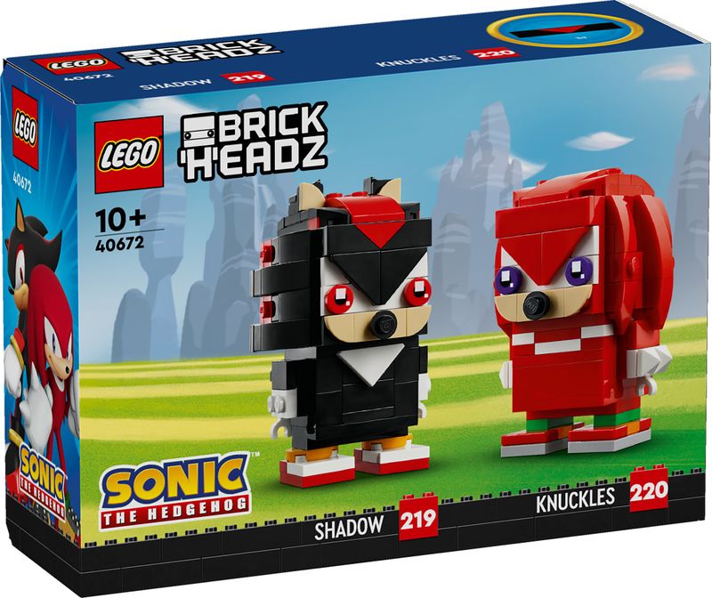 Sonic-the-Hedgehog™--Knuckles-e-Shadow---Lego-Sonic-40672