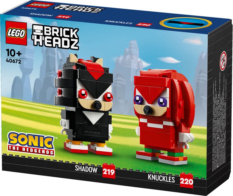 Sonic-the-Hedgehog™--Knuckles-e-Shadow---Lego-Sonic-40672