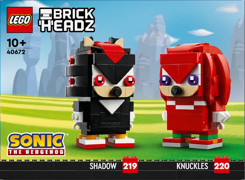 Sonic-the-Hedgehog™--Knuckles-e-Shadow---Lego-Sonic-40672