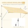 Outsunny-Tenda-da-Sole-a-Bracci-3x1.5m-con-Manovella-e-Struttura-Telescopica-Giallo-e-Bianco