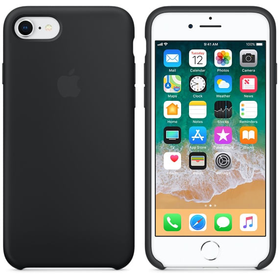 Apple-Silicone-Case-For-Iph-7-8---Black