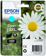 ORIGINALE-Epson-Cartuccia-d--39inchiostro-ciano-C13T18124012-18-XL-450-pagine-66ml-Cartuccie-d-inchiostro-XL