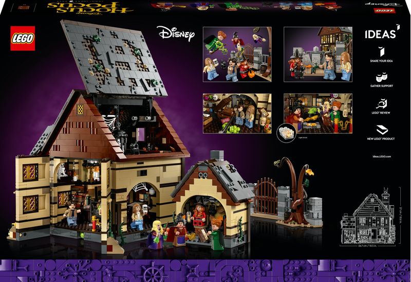 Disney-Hocus-Pocus--il-cottage-delle-sorelle-Sanderson---Lego-Ideas-21341