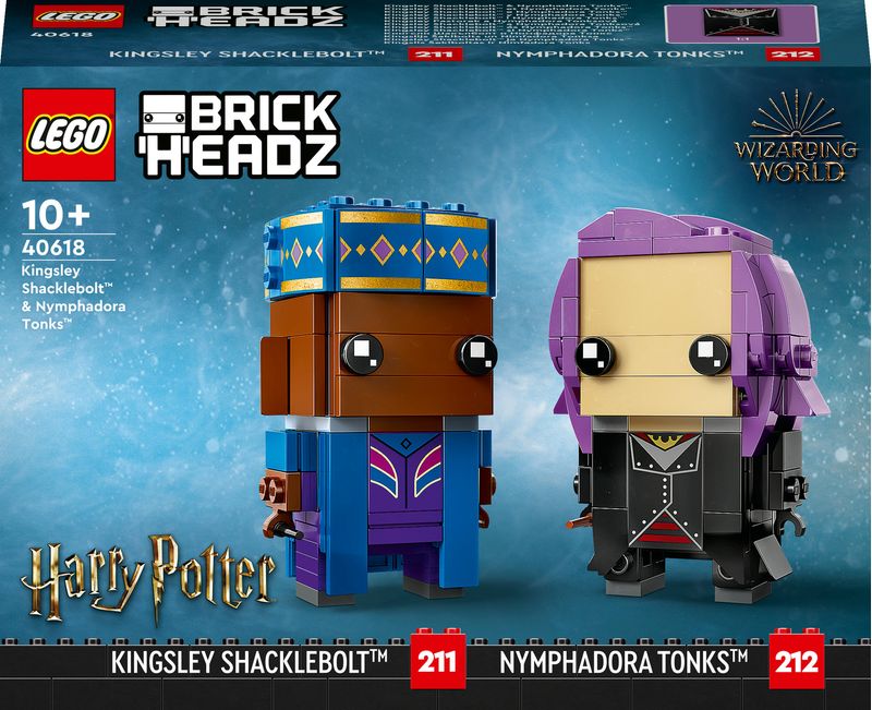 Kingsley-Shacklebolt™-e-Nymphadora-Tonks™---Lego-BrickHeadz-40618