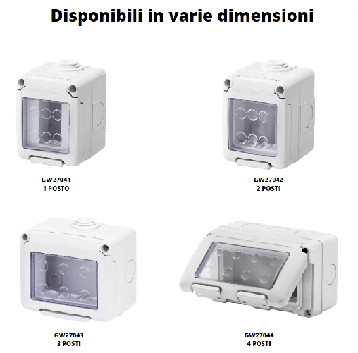 Gewiss-scatola-parete-grigia-ip55-stagna-3-posto-gw27043