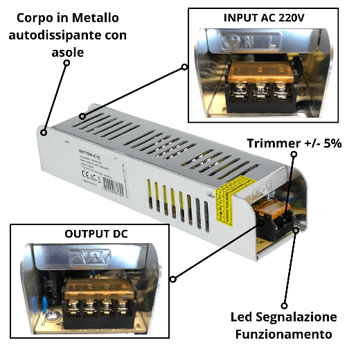 Alimentatore-universale-stabilizzato-12v-100w-metallo-85-ampere-switching