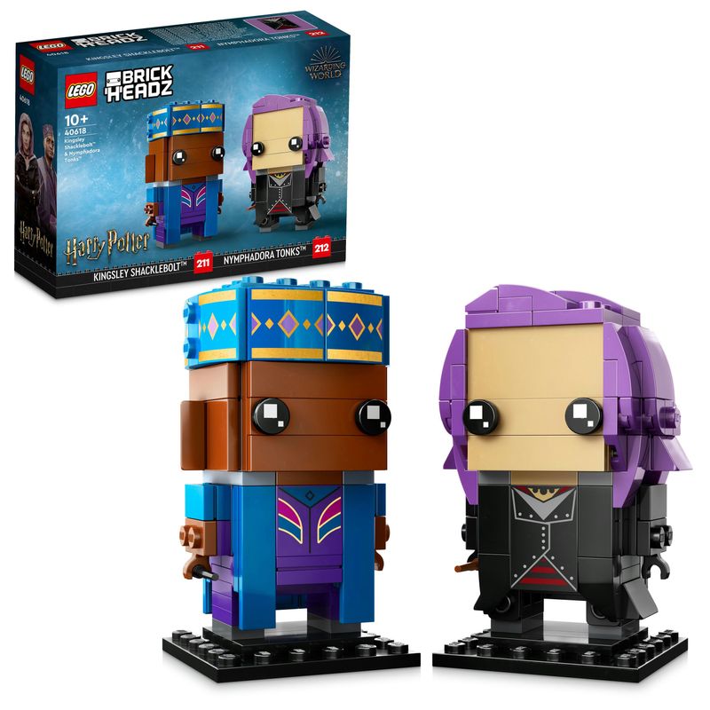 Kingsley-Shacklebolt™-e-Nymphadora-Tonks™---Lego-BrickHeadz-40618