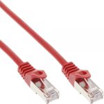 InLine 4043718123568 cavo di rete Rosso 1,5 m Cat5e SF/UTP (S-FTP)