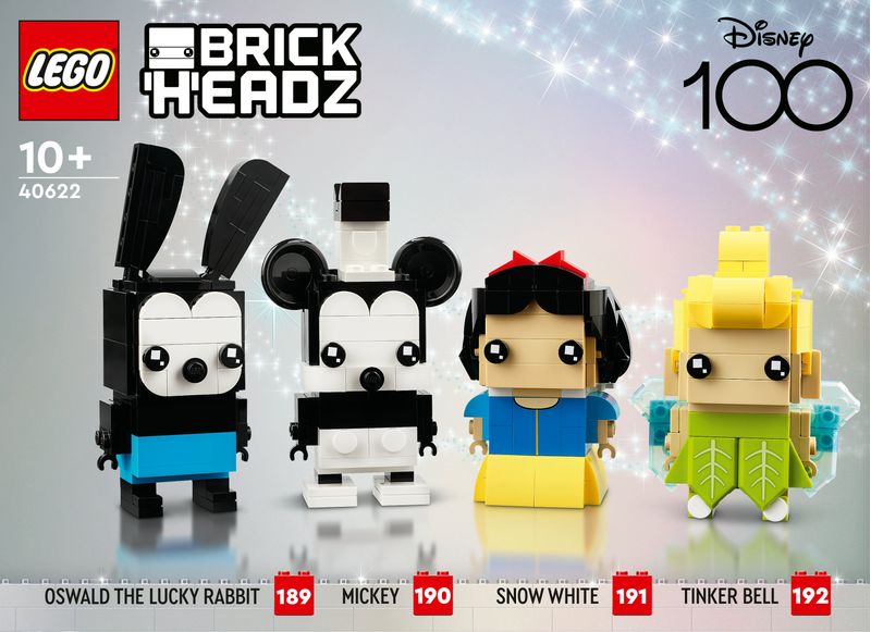 Celebrazione-dei-100-anni-di-Disney---Lego-BrickHeadz-40622