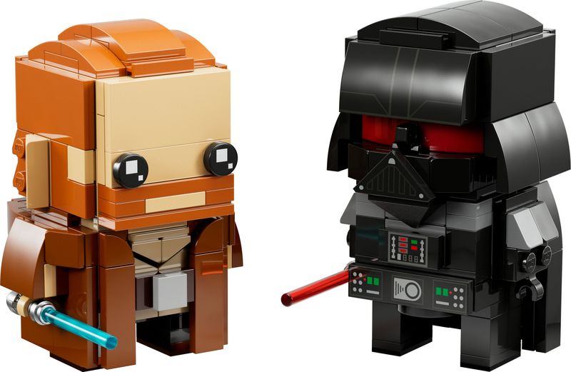 Obi-Wan-Kenobi™-e-Darth-Vader™---Lego-Brick-Headz-40547