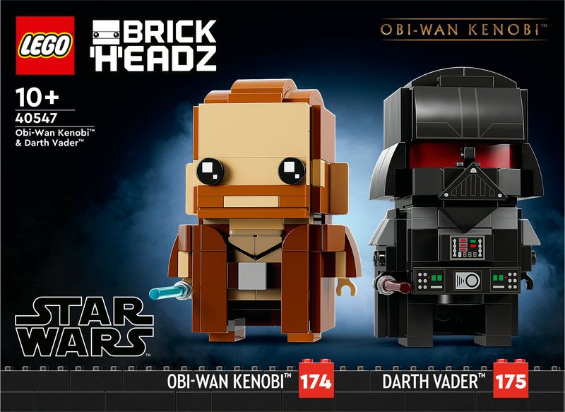 Obi-Wan-Kenobi™-e-Darth-Vader™---Lego-Brick-Headz-40547