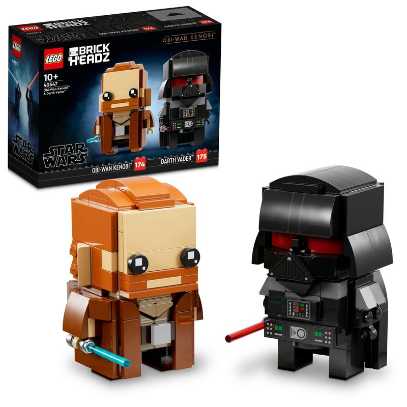 Obi-Wan-Kenobi™-e-Darth-Vader™---Lego-Brick-Headz-40547