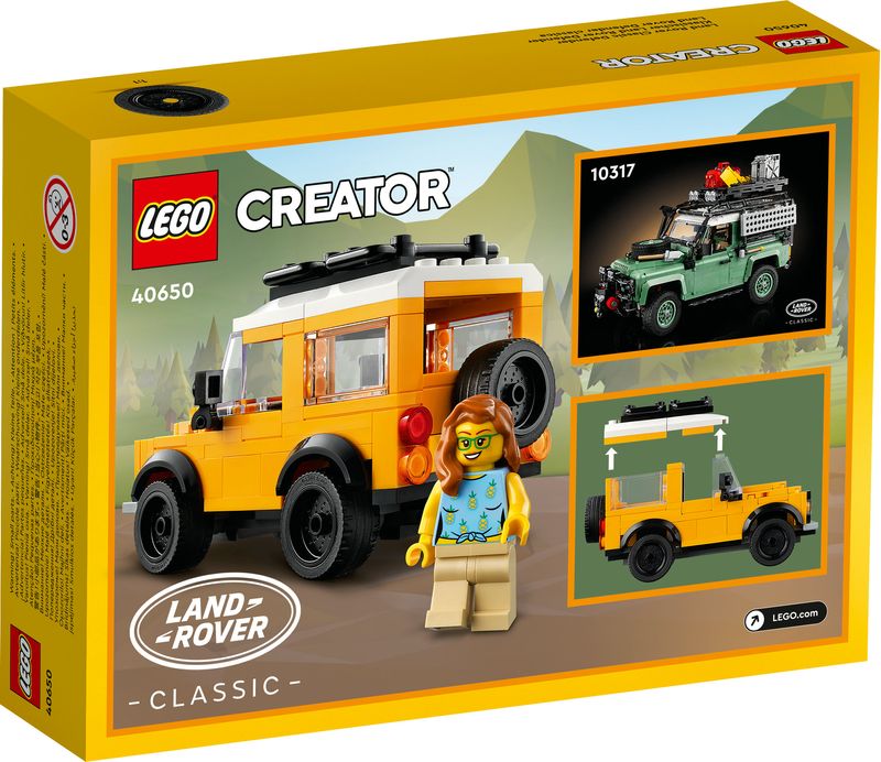 Land-Rover-Defender-classica---Lego-40650