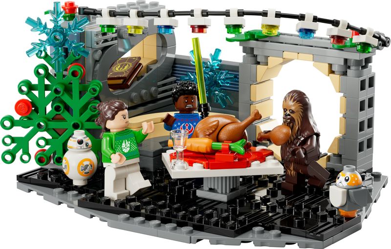 Diorama-festivo-Millennium-Falcon™---Lego-Star-Wars-40658