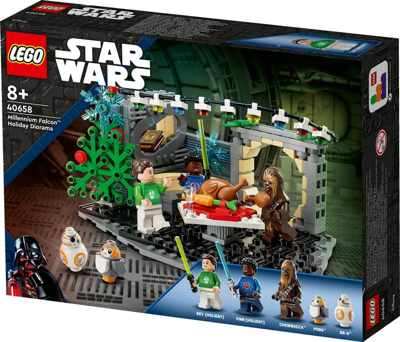 Diorama-festivo-Millennium-Falcon™---Lego-Star-Wars-40658