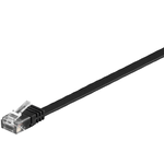 Microconnect 0.25m Cat6 RJ-45 cavo di rete Nero 025 m U/UTP UTP (U/UTP CAT6 0.25M Black Flat - Unshielded Network Cable