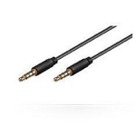 Microconnect IPOD012 cavo audio 1 m 3.5mm Nero (35 mm Headphone & Audio Cable - 3.5mm Minijack Cable - Warranty 300M)