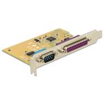 DeLock Scheda PCI Express  1 x seriale  1 x parallela - Adattatore parallelo/seriale - PCIe 2.0 - RS-232 x 1  IEEE 1284