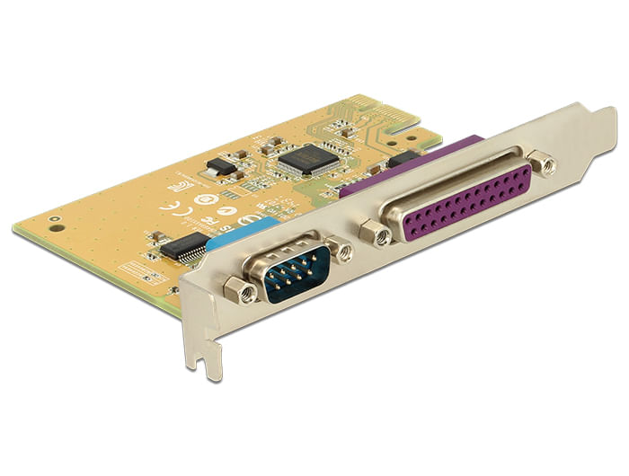 DeLock-Scheda-PCI-Express--1-x-seriale--1-x-parallela---Adattatore-parallelo-seriale---PCIe-2.0---RS-232-x-1--IEEE-1284-