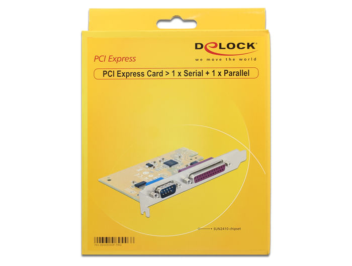 DeLock-Scheda-PCI-Express--1-x-seriale--1-x-parallela---Adattatore-parallelo-seriale---PCIe-2.0---RS-232-x-1--IEEE-1284-